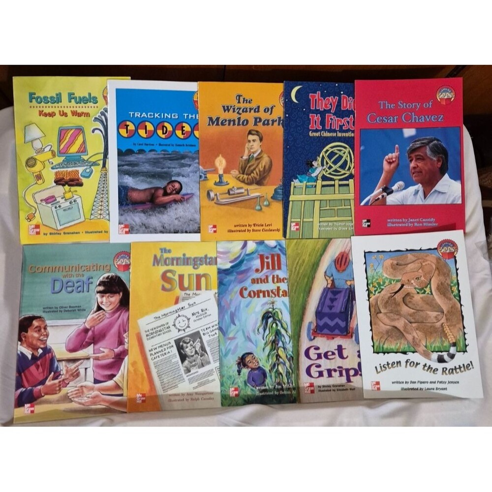 Mcgraw Hill Reading Books Set Of 10